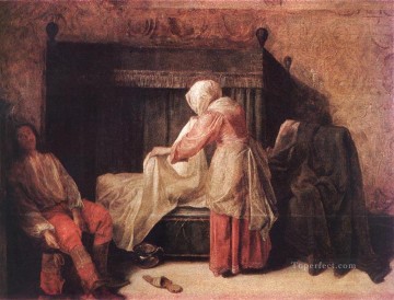 『若者の朝』ジャンル ピーテル・デ・ホーホ Oil Paintings